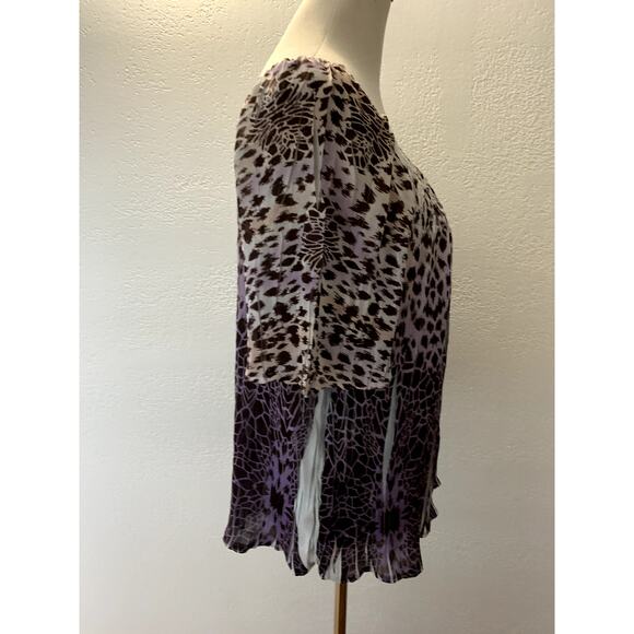 Lane Bryant Purple & White Top SIZE 14/16 - Picture 5 of 9